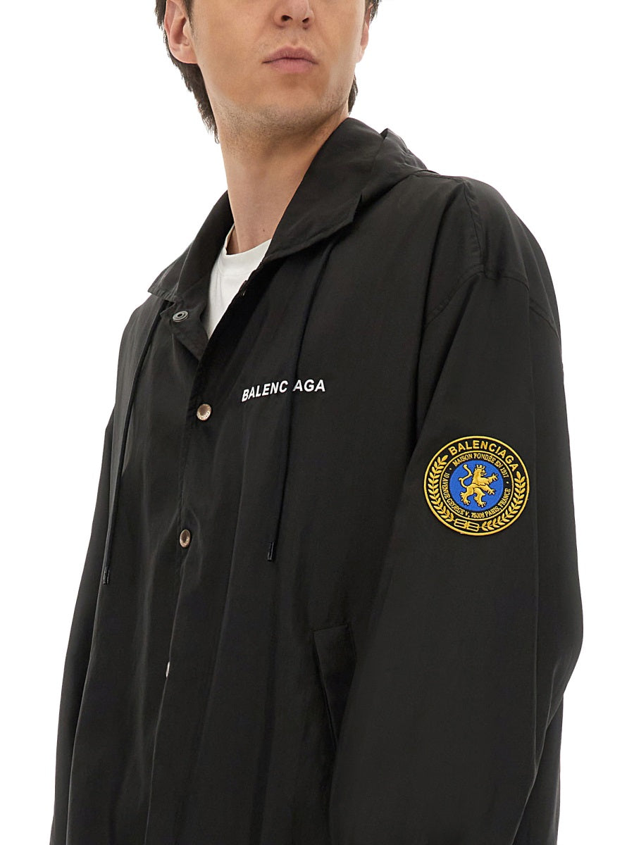 Balenciaga Men Oversized Windbreaker