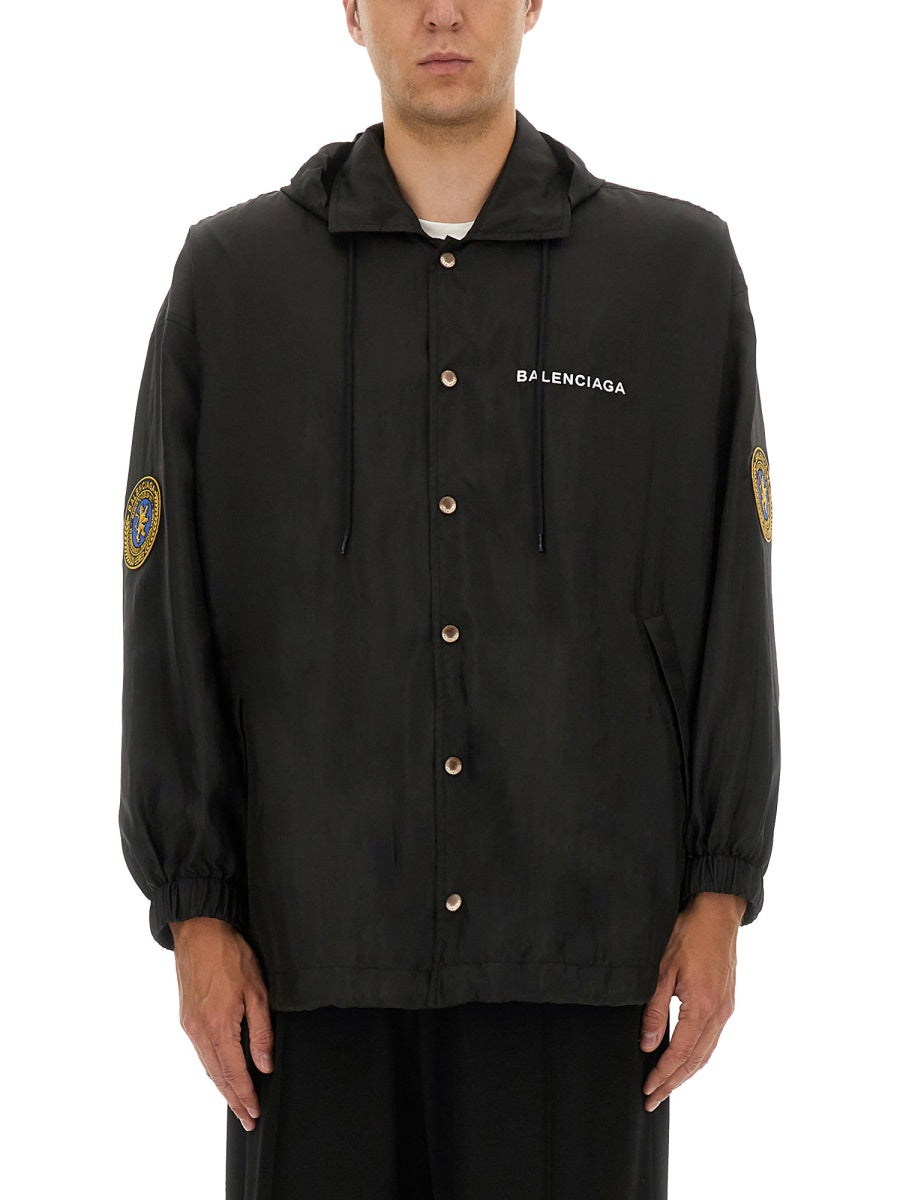 Balenciaga Men Oversized Windbreaker