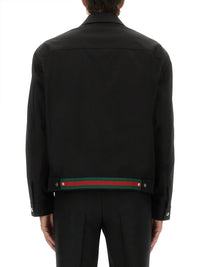 Gucci Men Cotton Twill Jacket