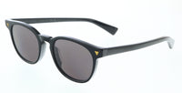 Bottega Veneta BV1253S-001 Black Round Sunglasses Gold