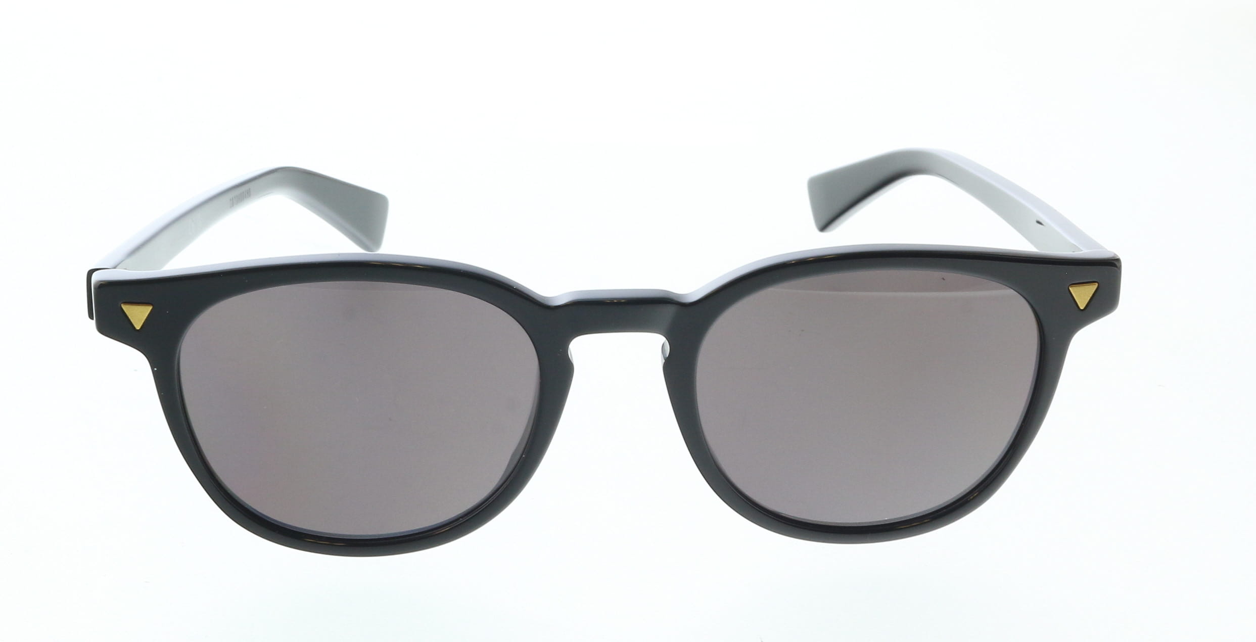 Bottega Veneta BV1253S-001 Black Round Sunglasses Gold