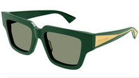 Bottega Veneta BV1276S-003 Luxury Green Square Sunglasses – Bold