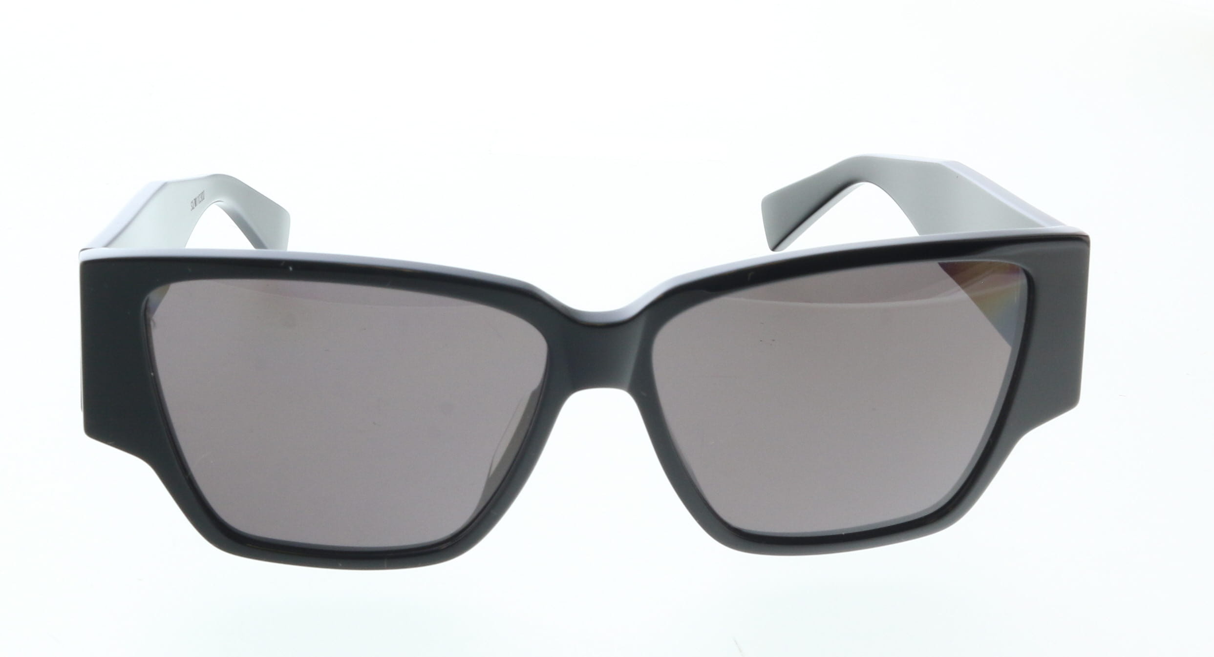 Bottega Veneta BV1285S-001 Bold Black Cat-Eye Sunglasses –