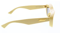 Bottega Veneta BV1325S-002 Vintage-Inspired Yellow Cat-Eye