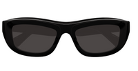 Bottega Veneta BV1326S-001 Square Sunglasses Gold Detailing
