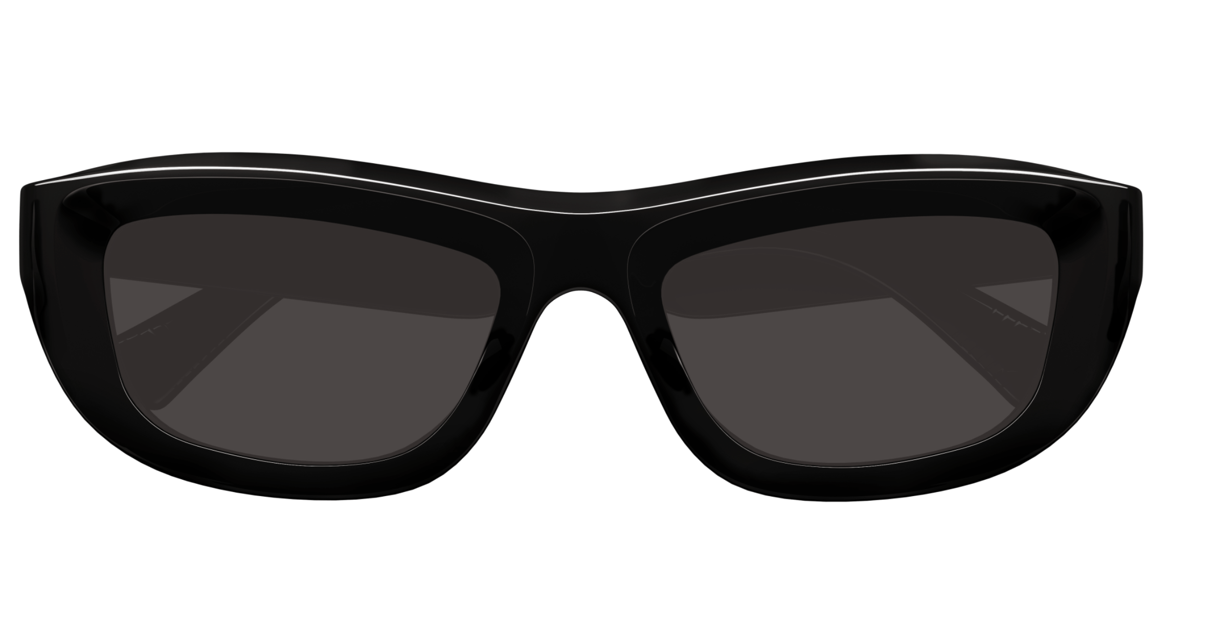 Bottega Veneta BV1326S-001 Square Sunglasses Gold Detailing