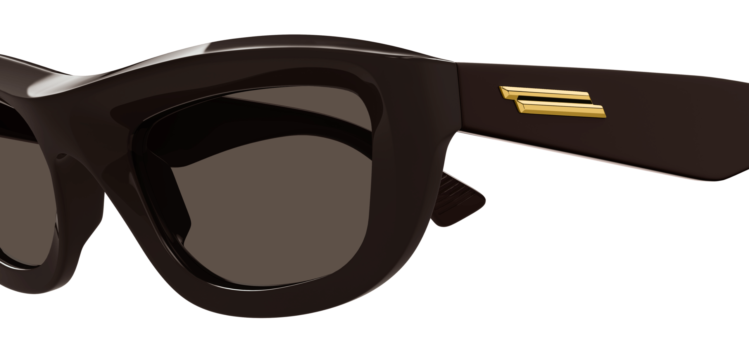 Bottega Veneta BV1326S-002 Bold Square Brown Sunglasses