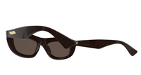 Bottega Veneta BV1326S-002 Bold Square Brown Sunglasses