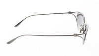 Bottega Veneta BV1330S-001 Chic Metal Cat-Eye Sunglasses
