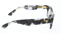 Bottega Veneta BV1351S-002 Bold Marble-Effect Square Sunglasses
