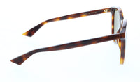 Gucci GG0024S-002 Havana Brown Oversized Cat-Eye Sunglasses