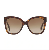 Gucci GG0459S-002 Tortoiseshell Oversized Sunglasses with Signature Stripe
