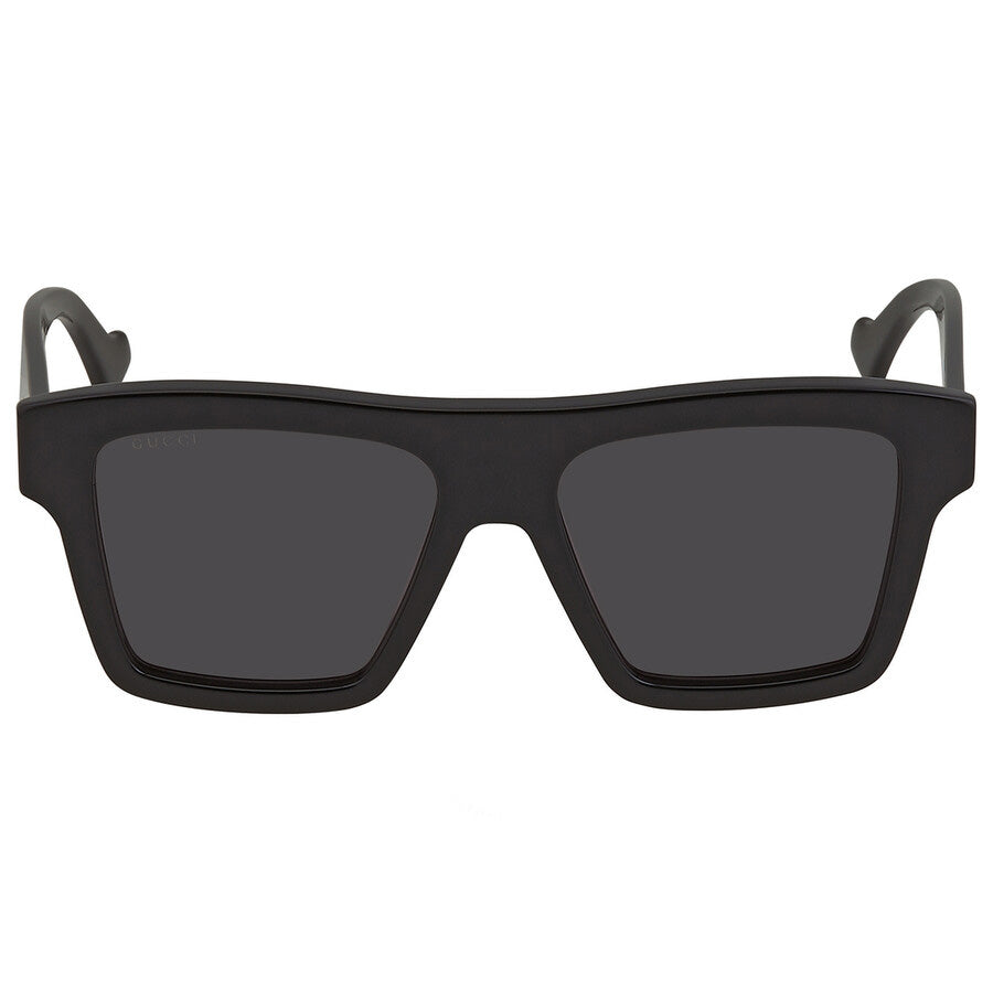 Gucci GG0962S-005 Bold Matte Black Angular Frame Sunglasses for Men