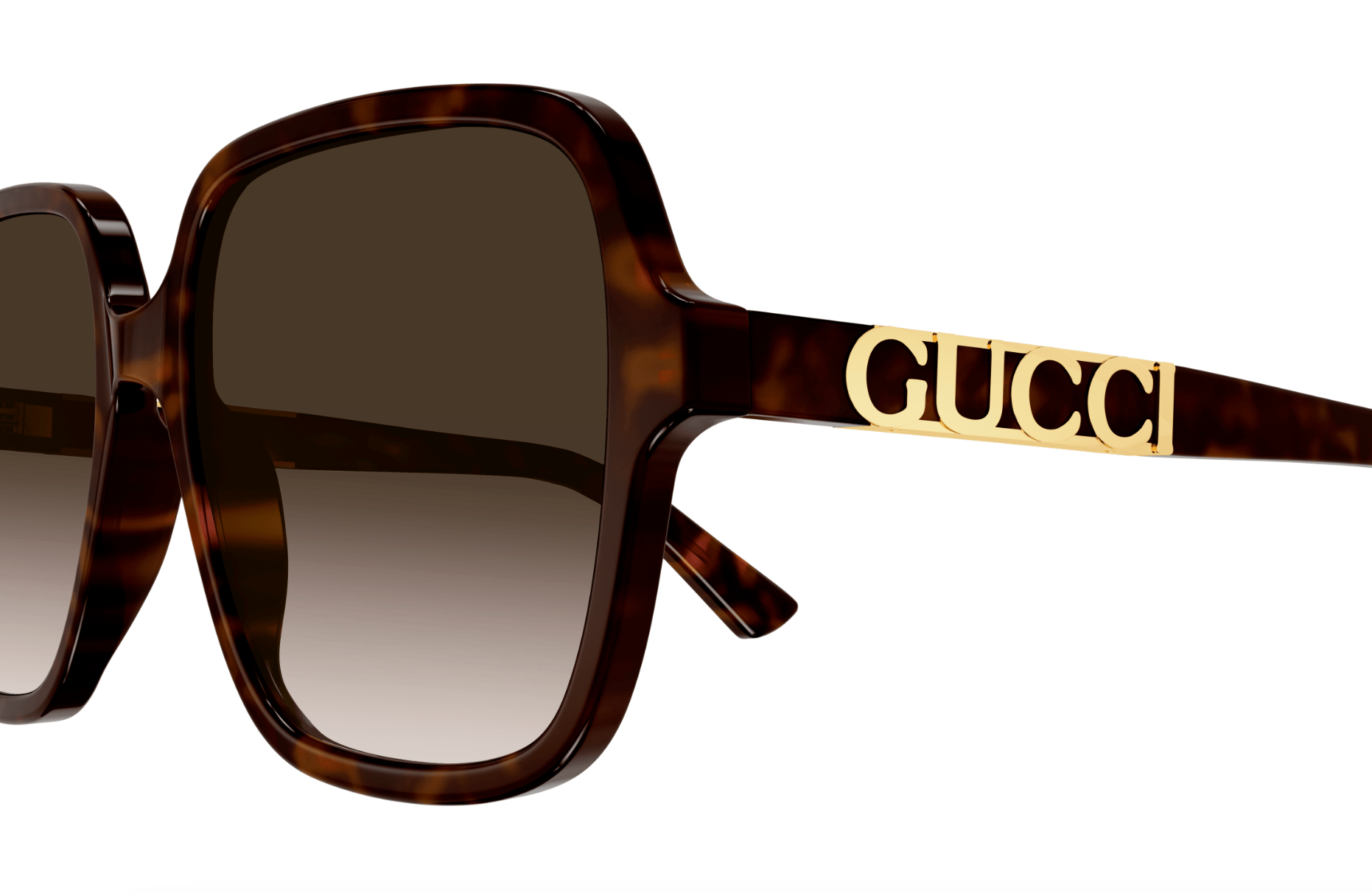 Gucci GG1189S-003 Oversized Square Brown Gradient Sunglasses
