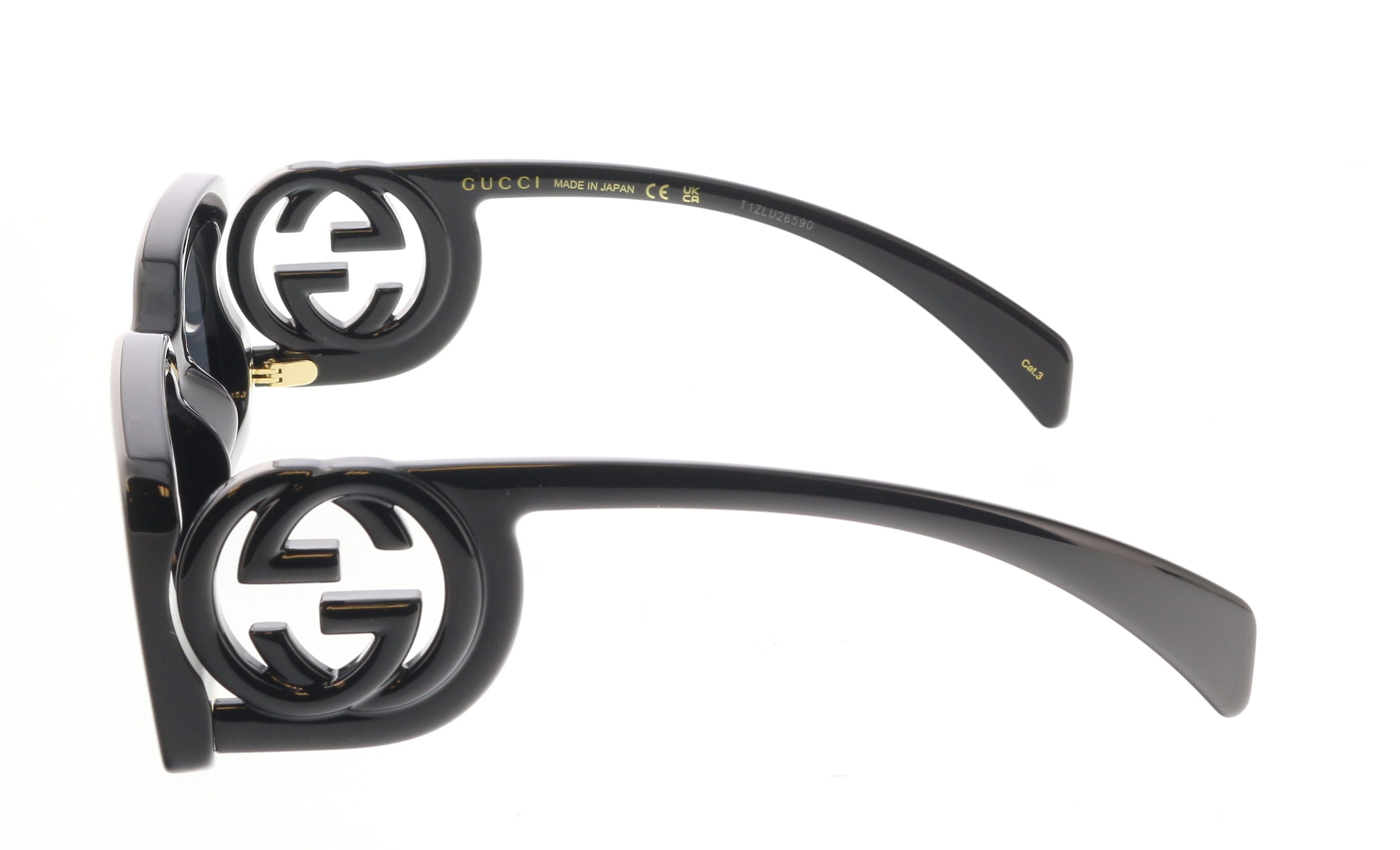Gucci GG1325S-001 Black Square Ladies Sunglasses