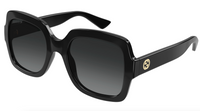 Gucci GG1337S-002 Black Square Ladies Sunglasses
