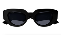 Gucci GG1421S-001 Black cat eye Ladies Sunglasses