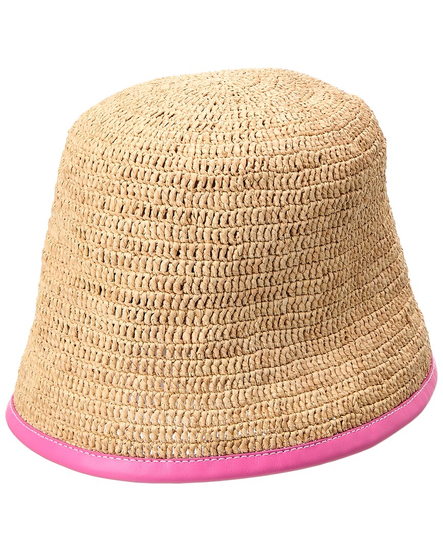 Jacquemus Le Bob Soli Raffia Bucket Hat