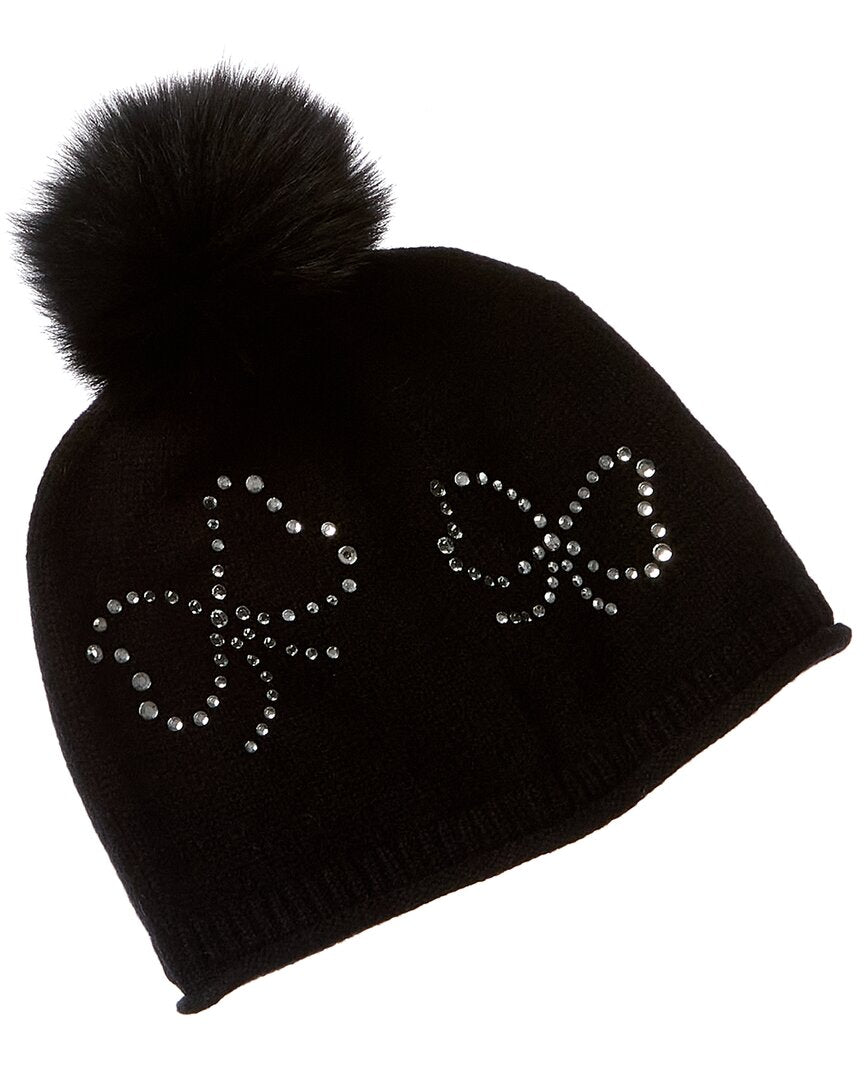 Sofiacashmere Heatset Bow Cashmere Hat