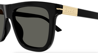Gucci GG1502S-001 Black square Mens Sunglasses