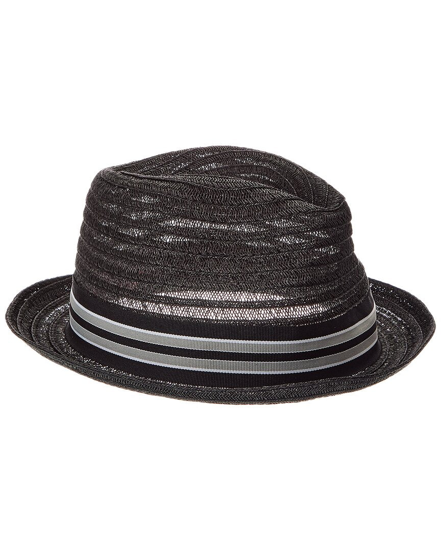 Bruno Magli Packable Open Weave Triby Straw Hat