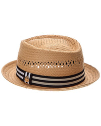 Bruno Magli Vented Straw Hat