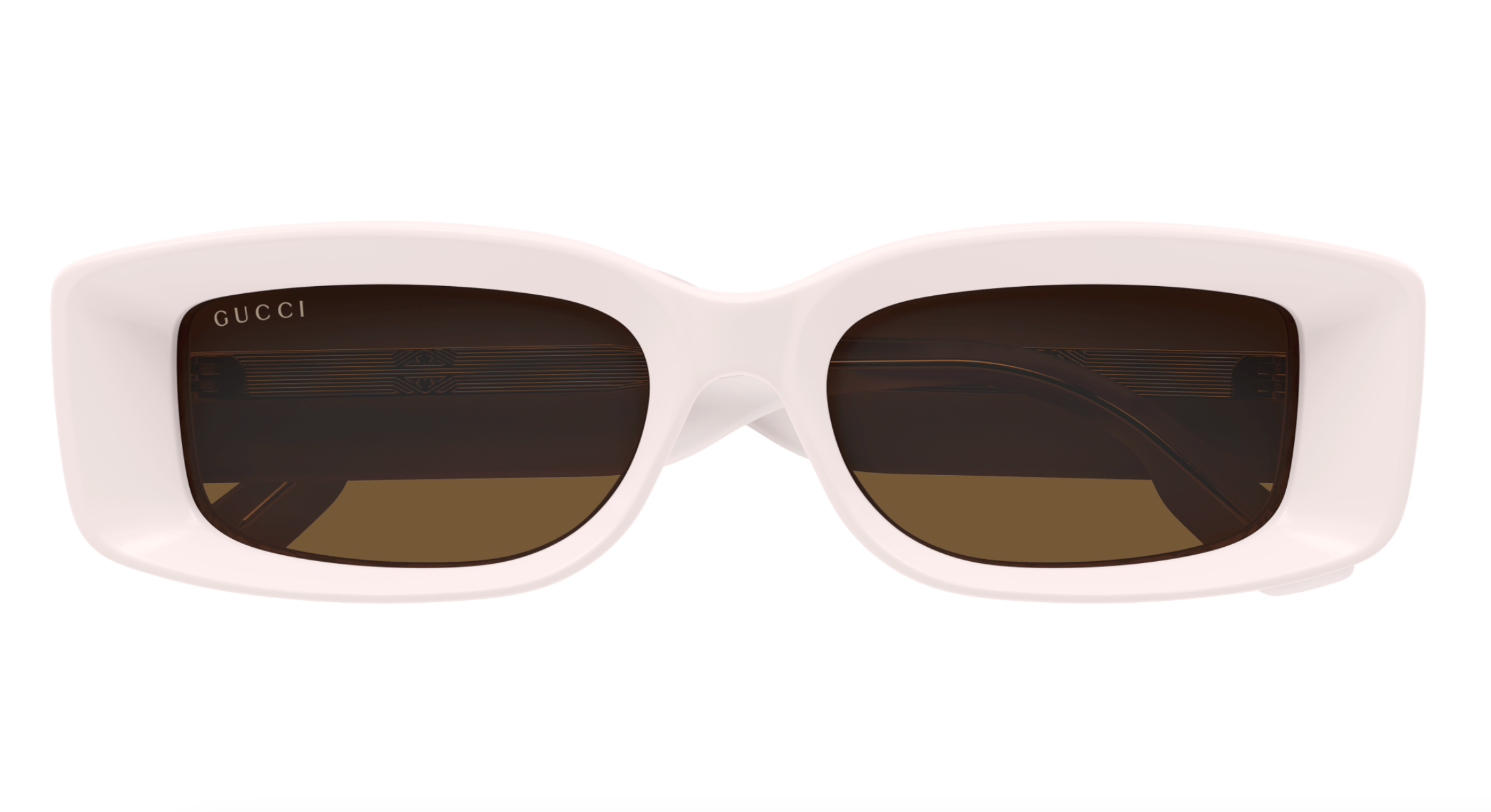 Gucci GG1528S-003 Pink & Gold square Ladies Sunglasses