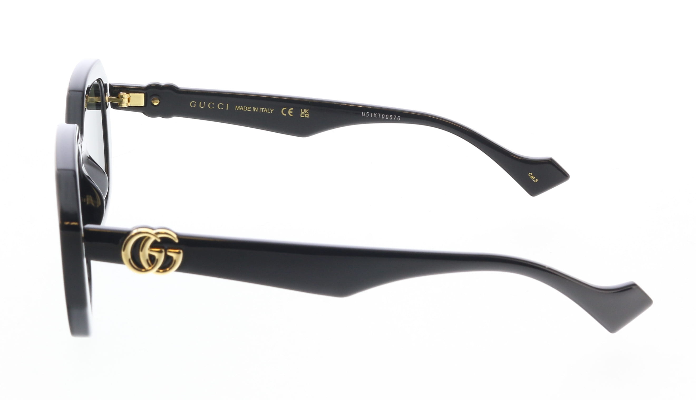 Gucci GG1535S-001 Black square Ladies Sunglasses