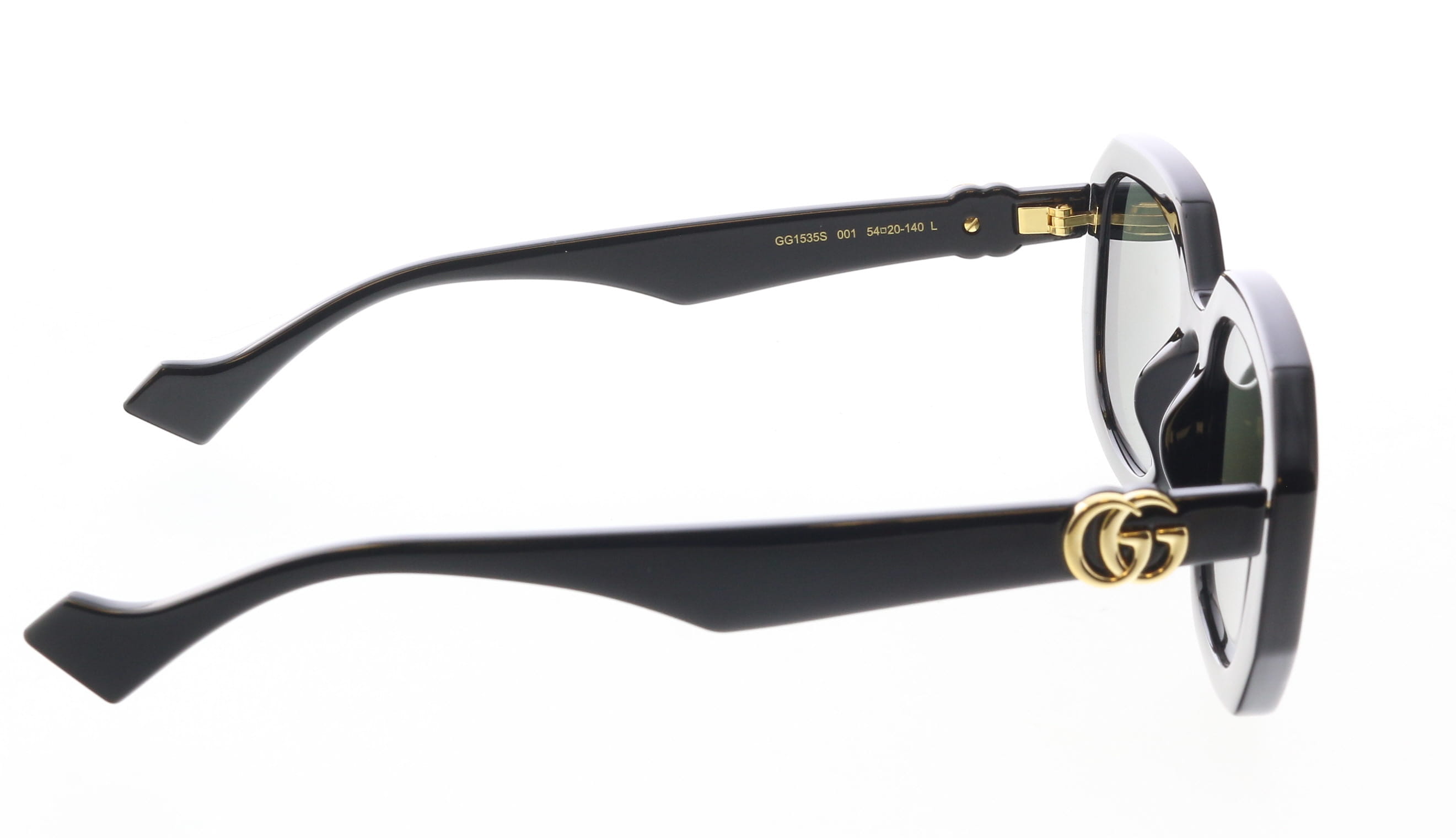 Gucci GG1535S-001 Black square Ladies Sunglasses
