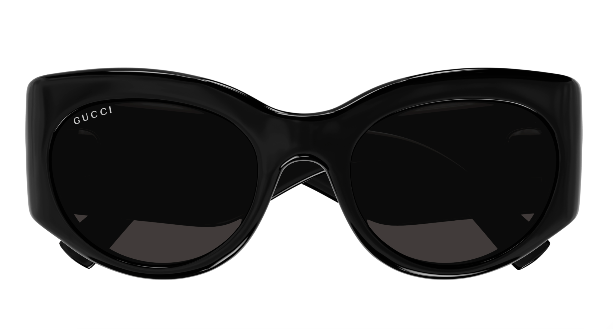 Gucci GG1544S-001 Black round Ladies Sunglasses