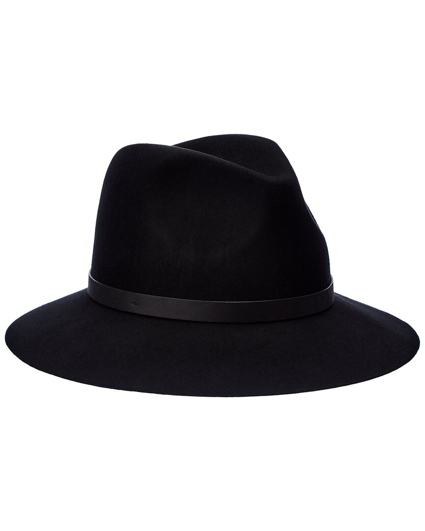 Bruno Magli Bruno Magli Leather-Trim Wool Felt Fedora