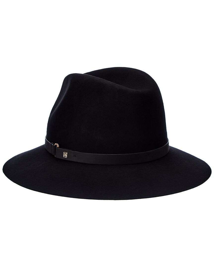 Bruno Magli Bruno Magli Leather-Trim Wool Felt Fedora