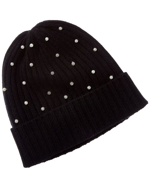 Sofiacashmere 2X2 Rib Pearl Cashmere Hat – Bluefly display picture 1