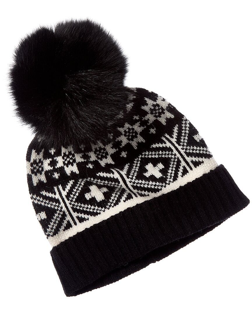 Sofiacashmere Fairisle Wool & Cashmere-Blend Hat