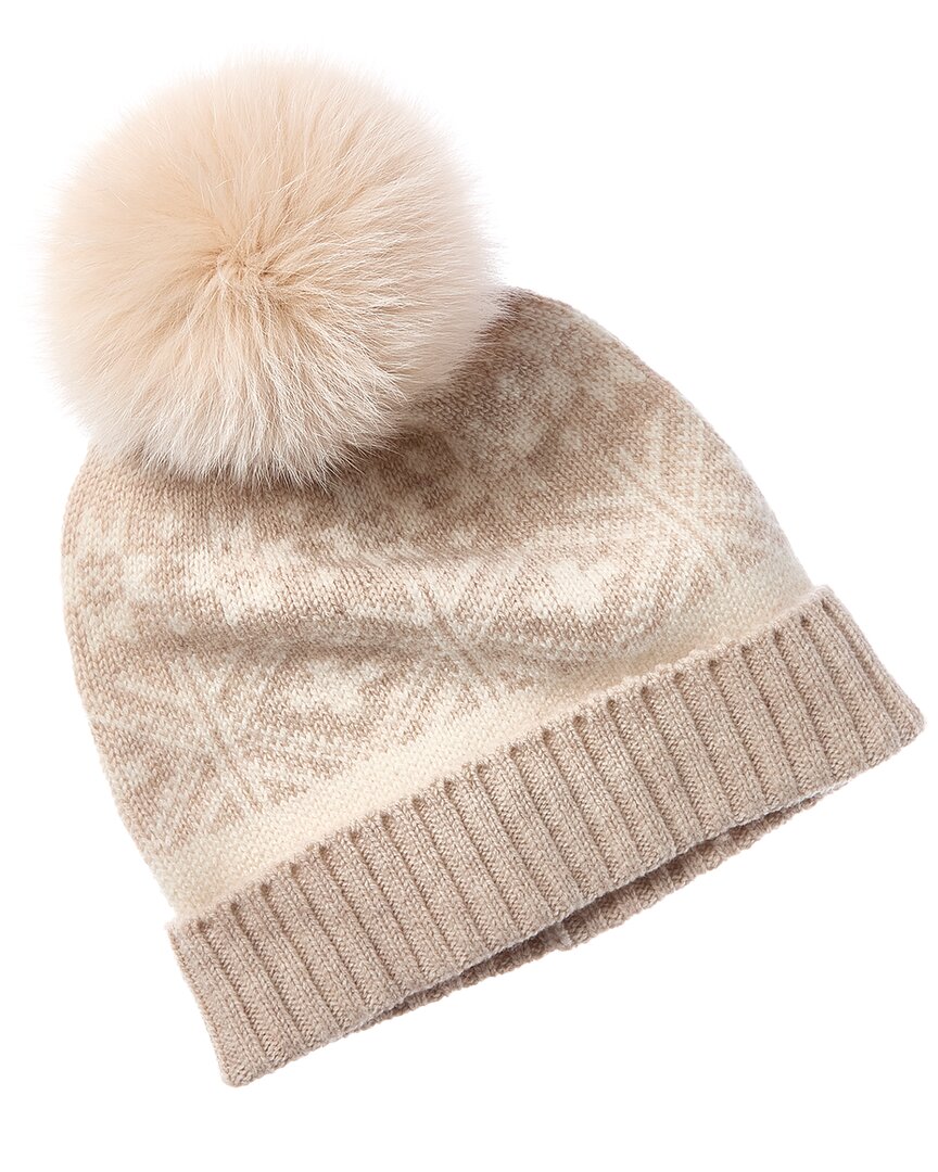 Sofia Cashmere Sofiacashmere Fairisle Wool & Cashmere-Blend Hat