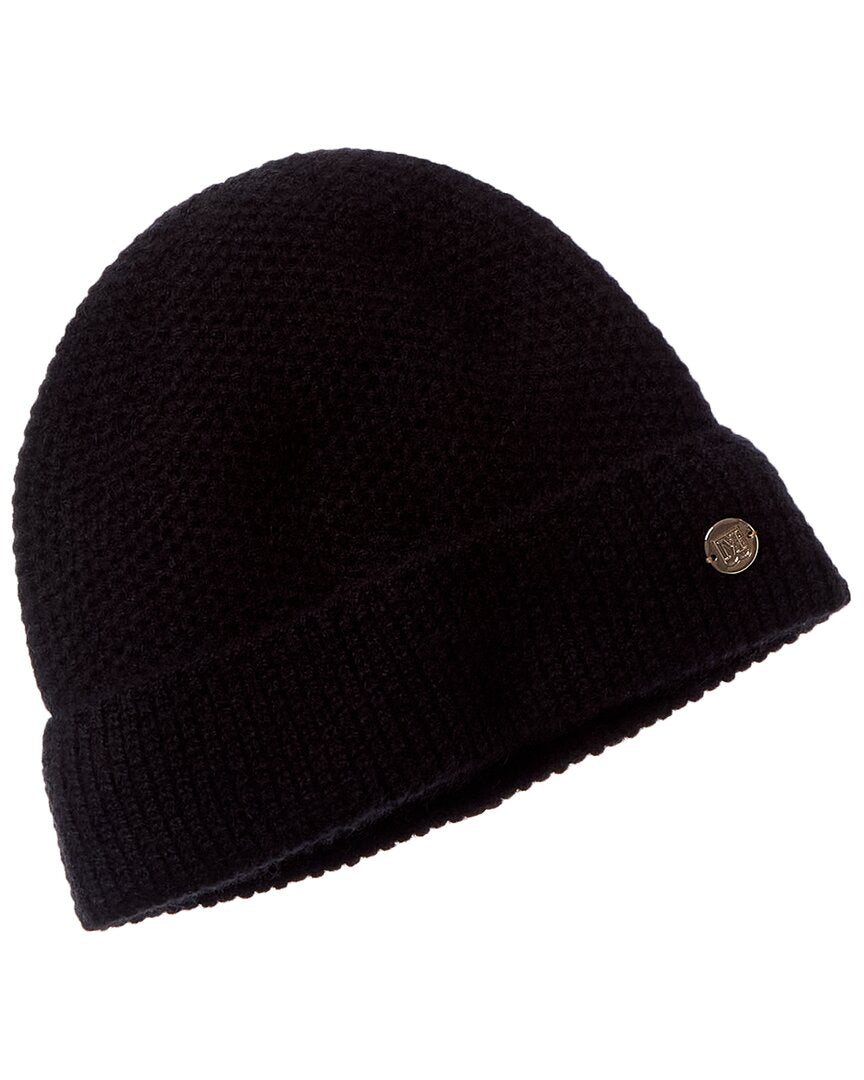 Bruno Magli Honeycomb Stitched Cuffed Cashmere Hat