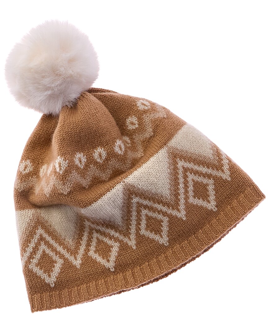 Hannah Rose Hannah Rose Fairisle Cashmere Hat
