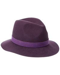 Bruno Magli Suede Band Wool Fedora