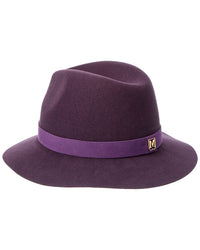 Bruno Magli Suede Band Wool Fedora