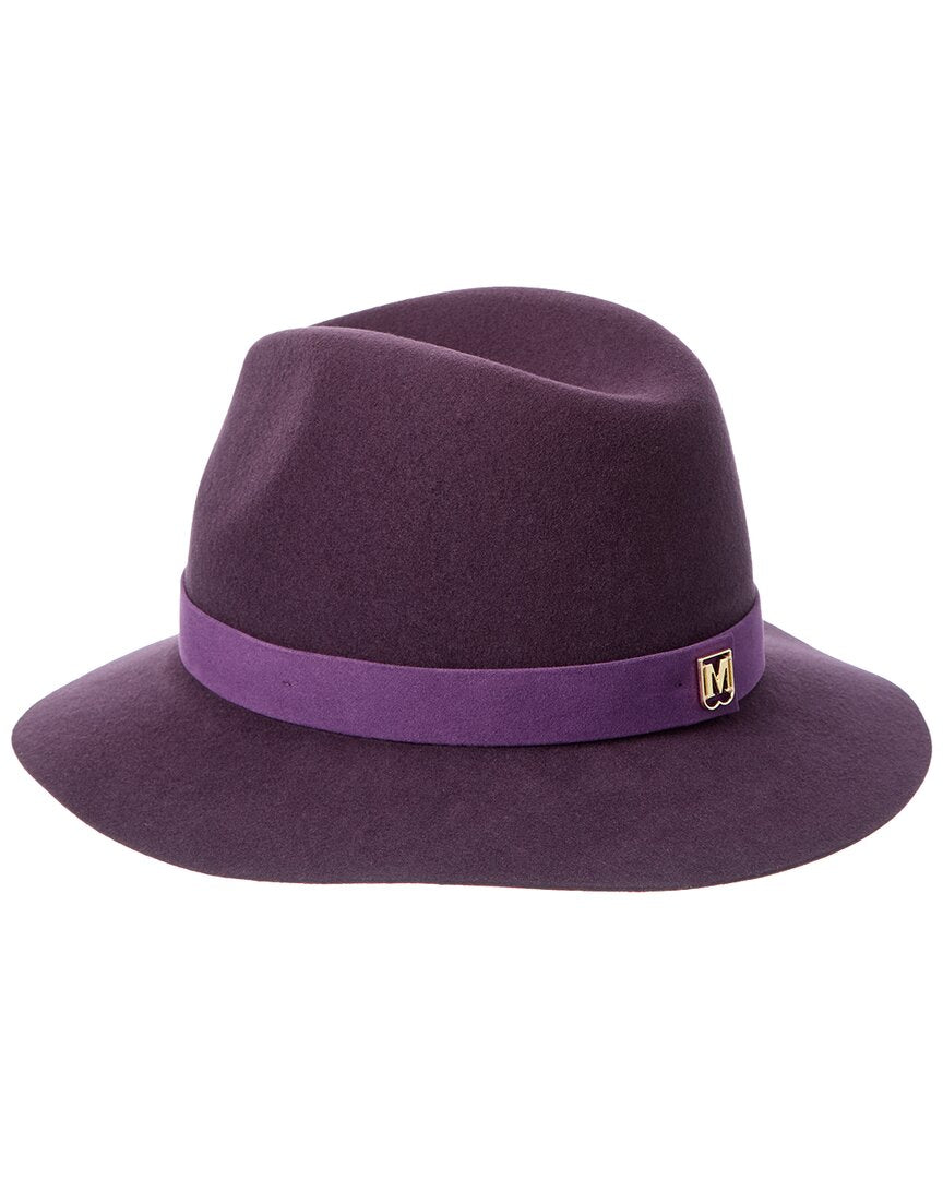 Bruno Magli Suede Band Wool Fedora
