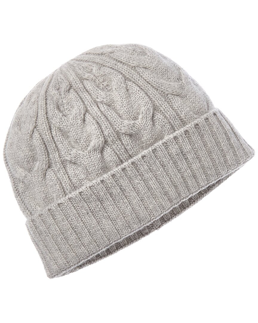 Bruno Magli Cable Cuffed Cashmere Hat