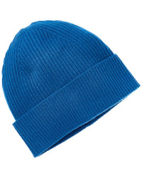Amicale Cashmere Amicale Cashmere Cuffed Rib Knit Cashmere Hat
