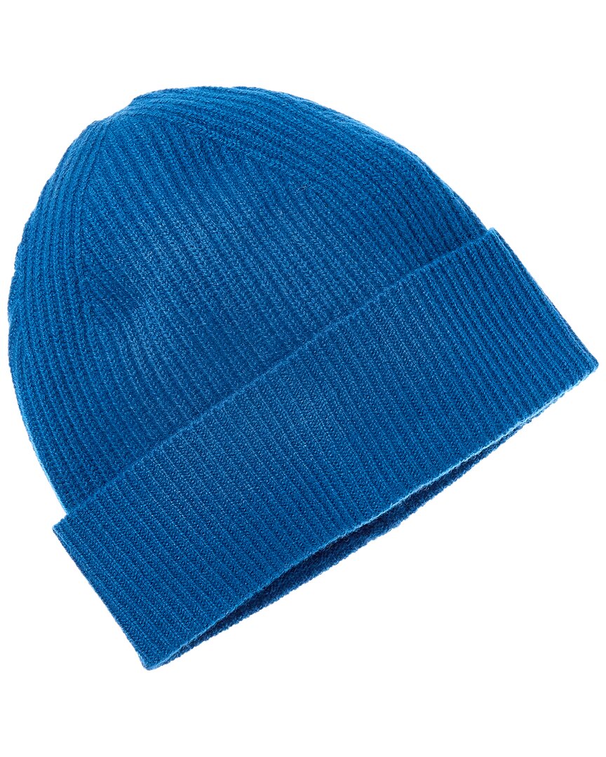 Amicale Cashmere Amicale Cashmere Cuffed Rib Knit Cashmere Hat