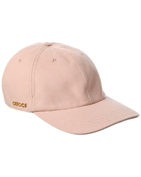 Gucci Gucci Logo Canvas Baseball Cap