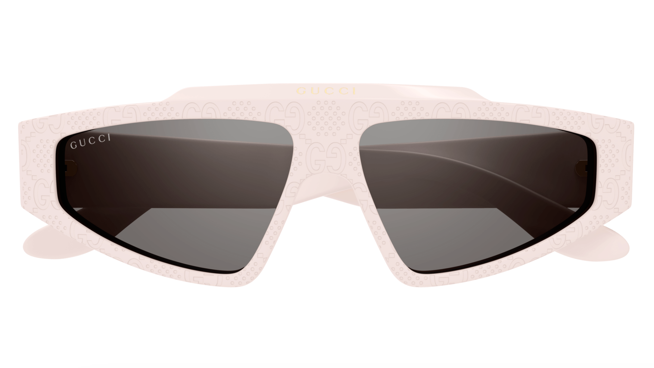 Gucci GG1591S-005 Ivory shield Mens Sunglasses