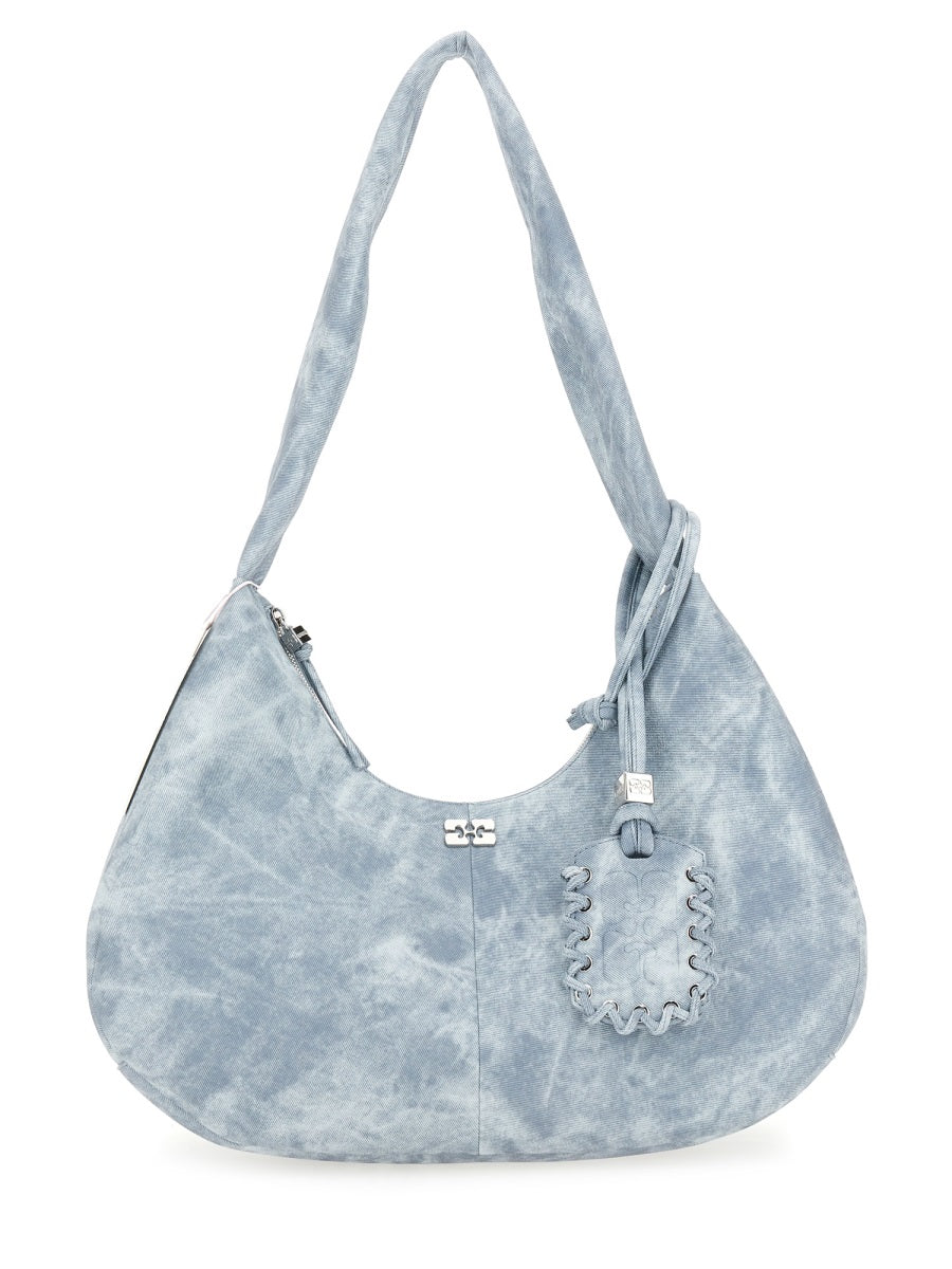 GANNI Ganni Women Medium "Bleached" Hobo Bag