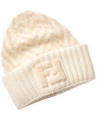 FENDI Fendi Ff Alpaca & Wool-Blend Beanie