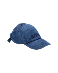 Off-White™ Off-White™ Logo Bookish Denim Baseball Cap