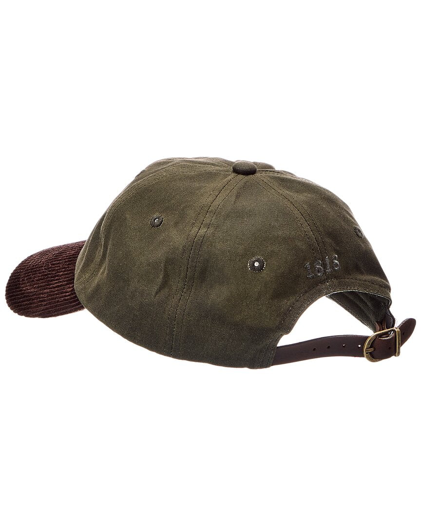 Brooks Brothers Oil Cloth Leather-Trim Baseball Cap