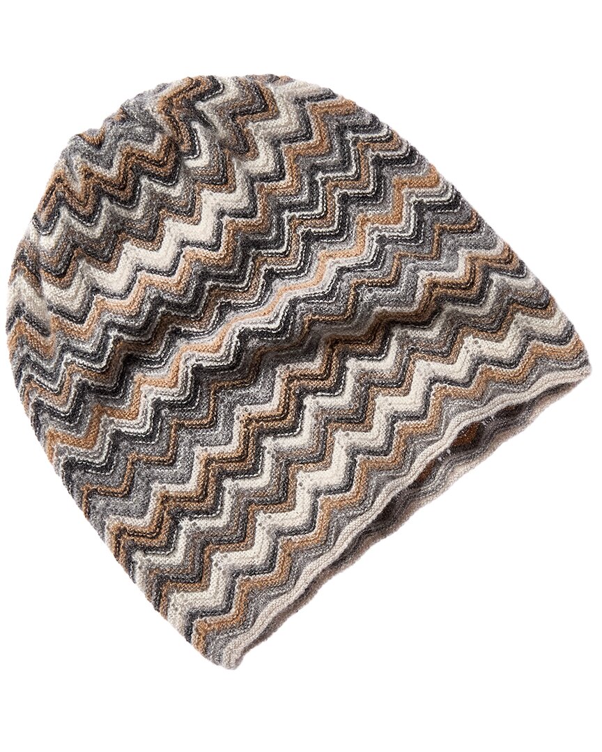 Forte Cashmere Zig Zag Stitch Cashmere Hat